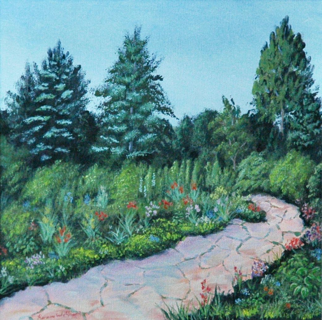 Garden Walk by Karen Wolfram