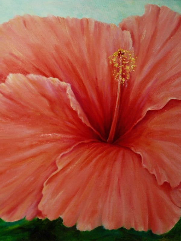 Gigantis Hibiscus by Karen Wolfram